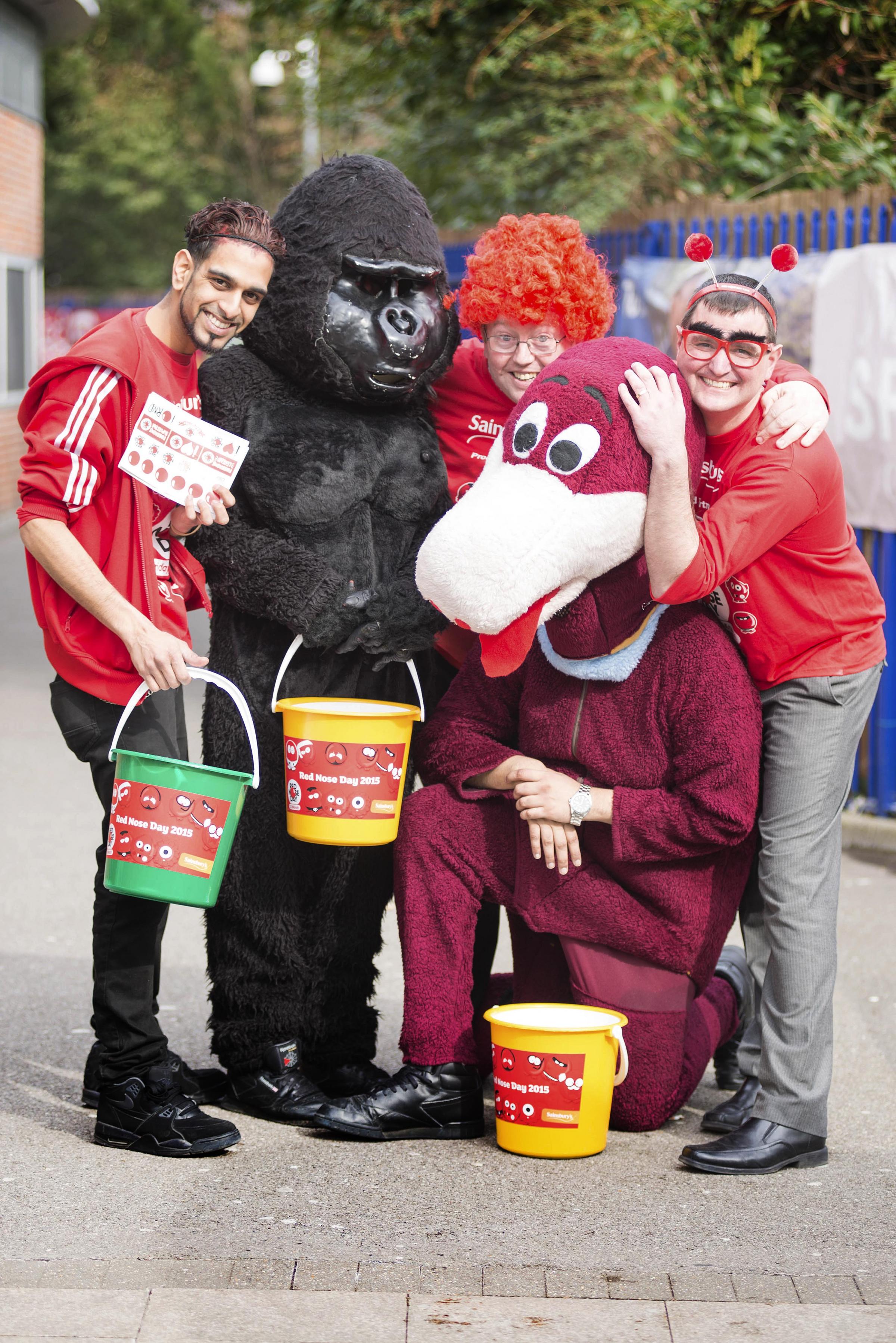 red nose fancy dress